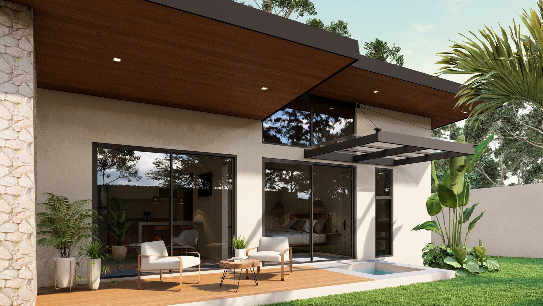 Architectural render of Dream Villas